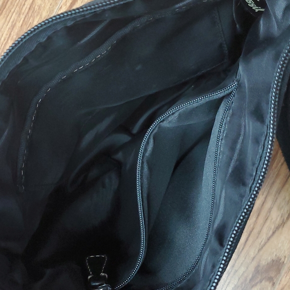 FOSSIL Medium size adjustable strap handbag with coffee brown and black pattern - Picture 9 of 11